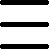 icon hamburger menu on